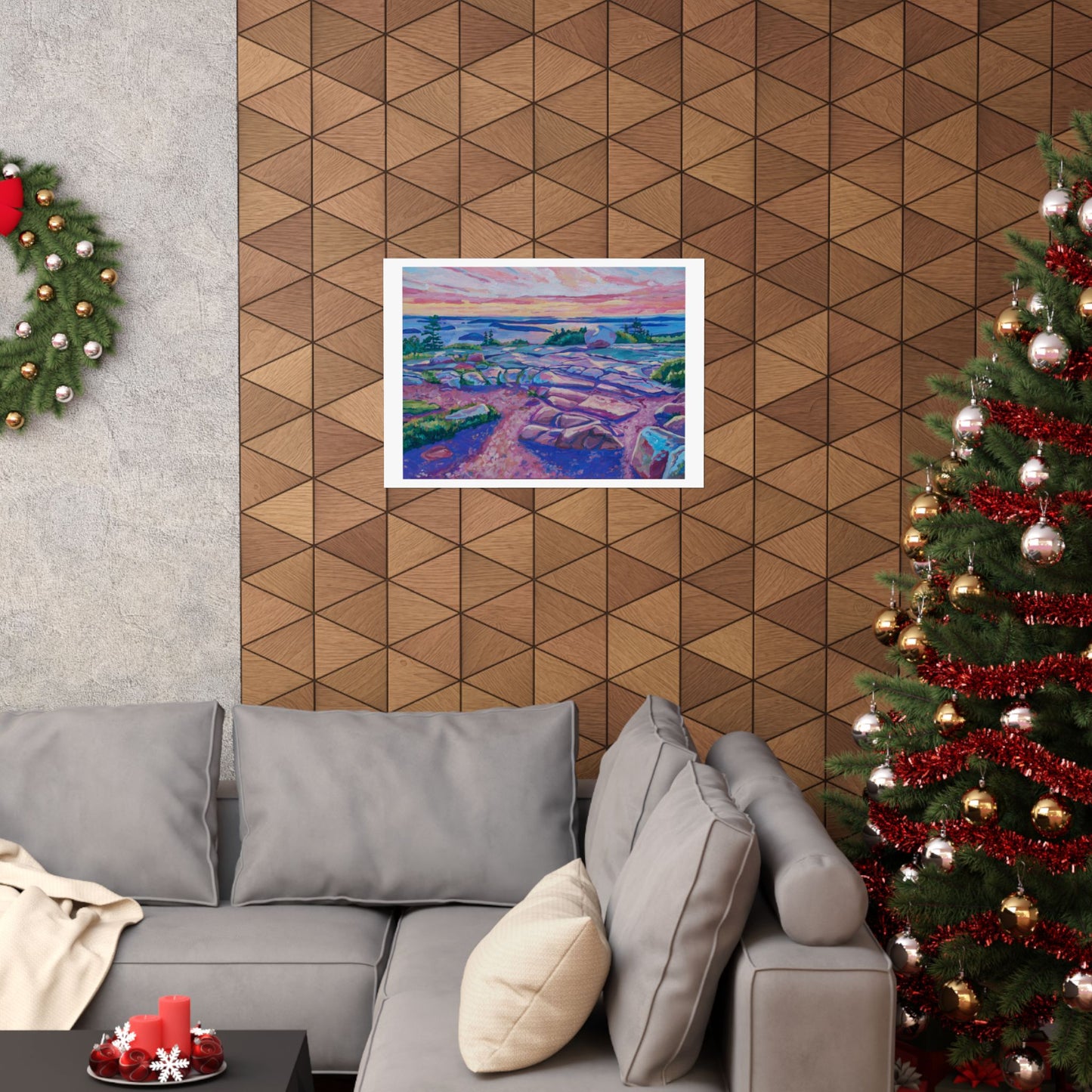Cadillac Summit Sunrise, Acadia—Matte Horizontal Fine Art Poster Reproductions