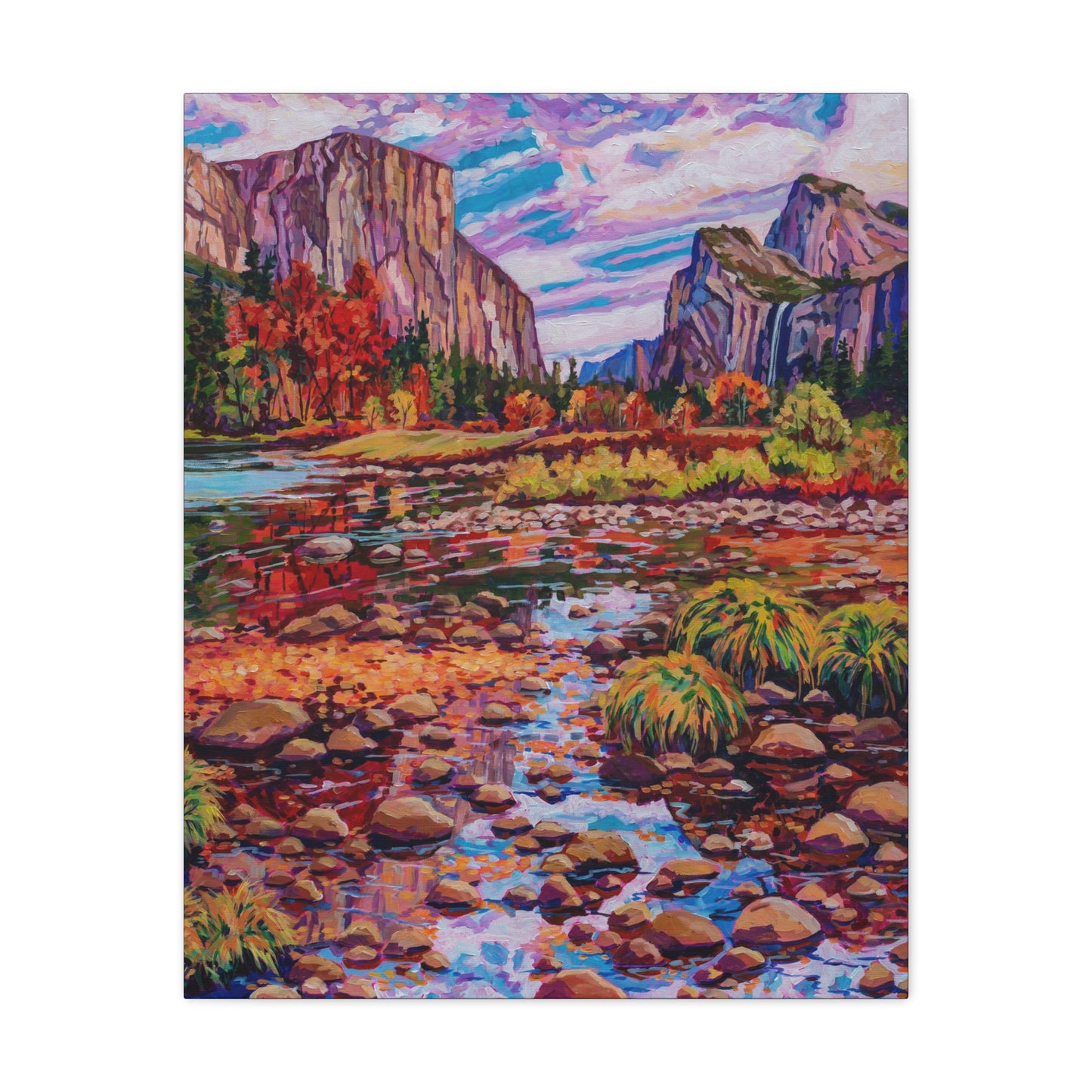 Yosemite Valley in Autumn—Matte Canvas, Stretched, 1.25"
