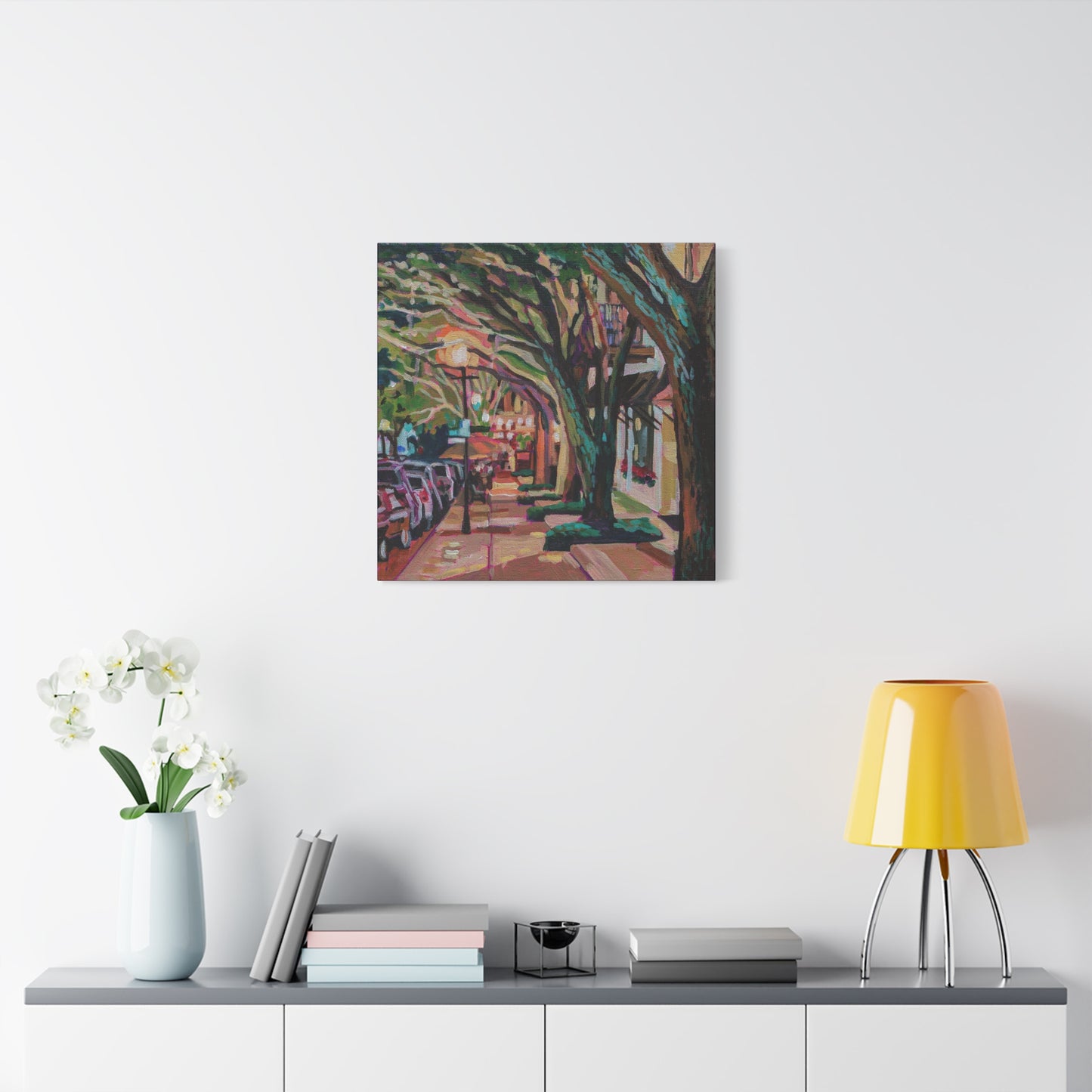 Winter Park Nightlife 4—Matte Canvas, Stretched, 1.25"