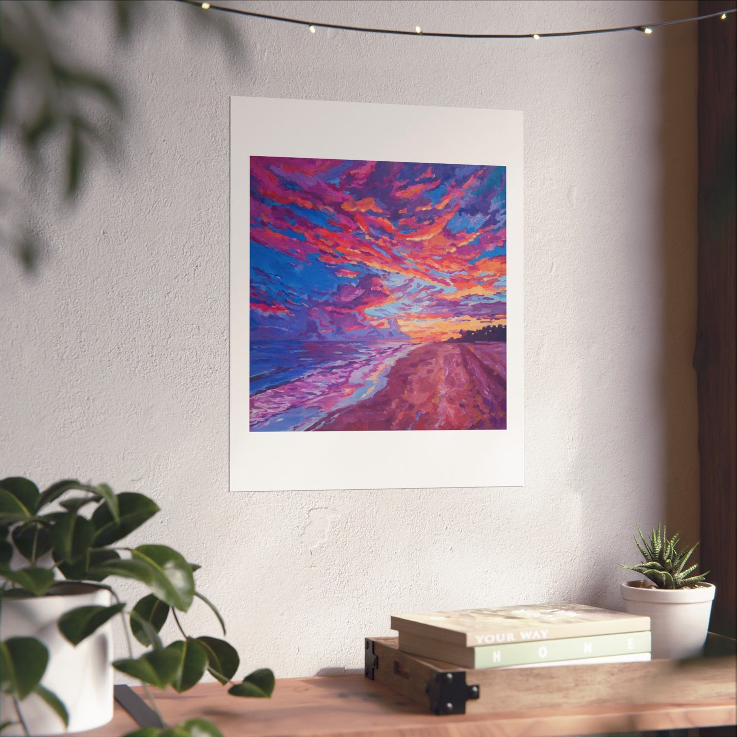 Sanibel Island Sunset— Matte Paper Poster Reproduction