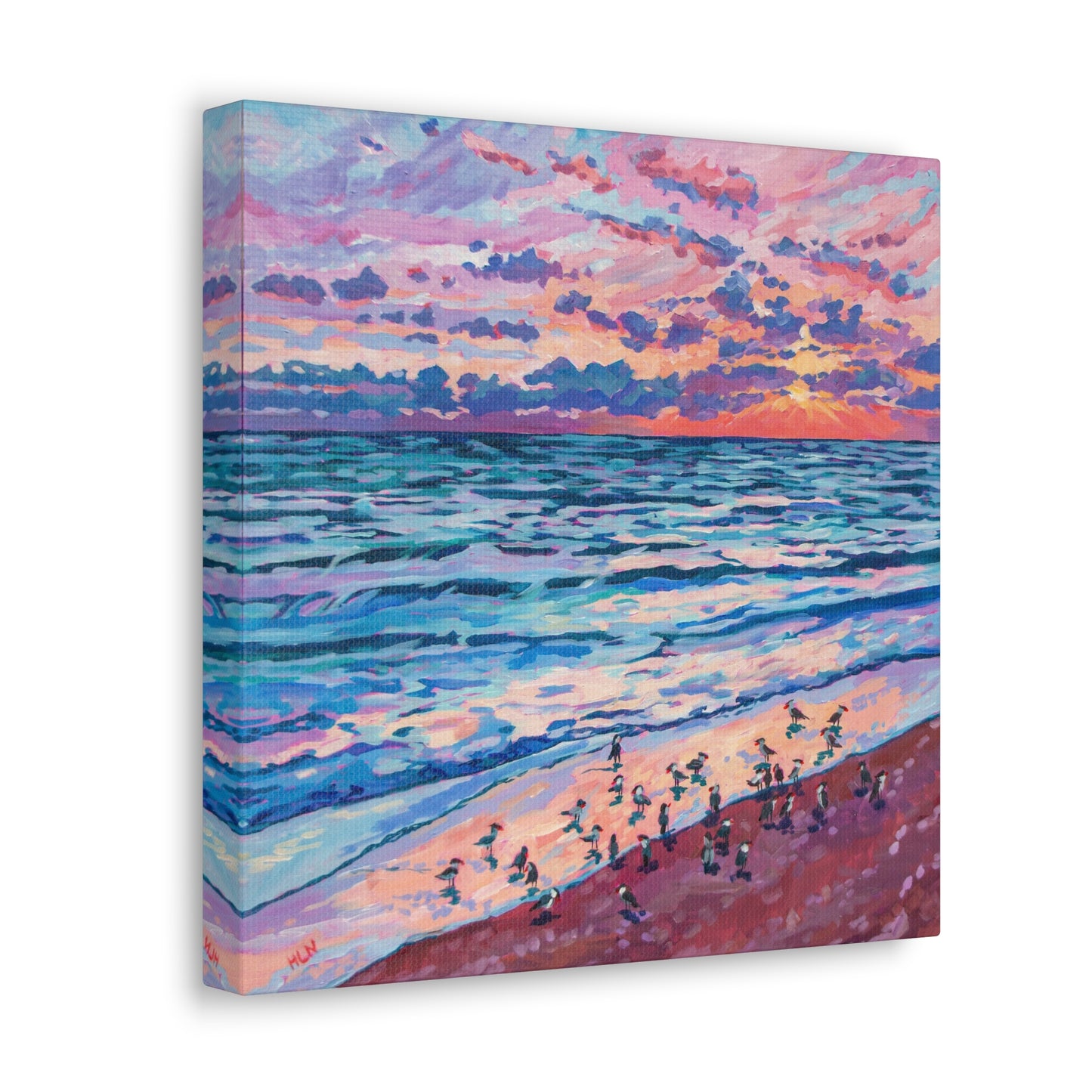 Morning Meetup— Gallery Wrapped Canvas Reproductions