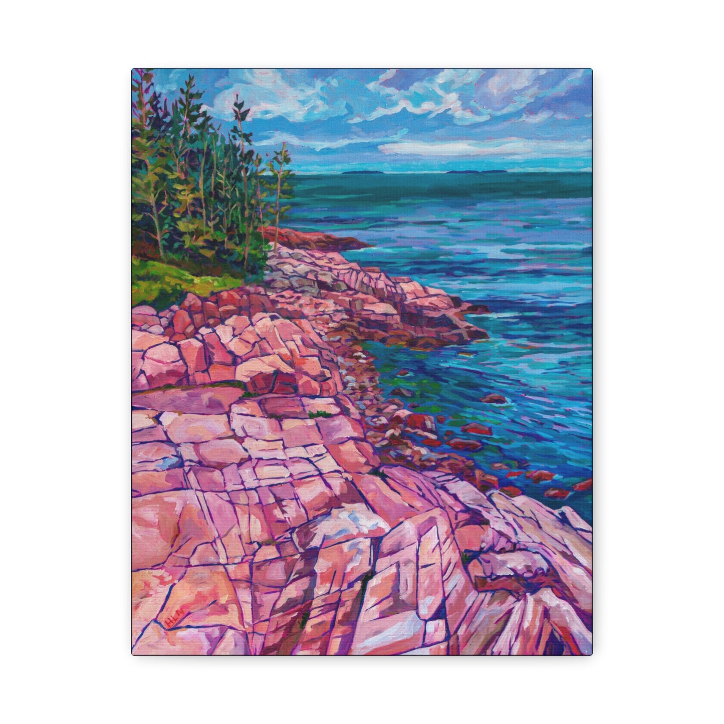 Ship Harbor Trail Acadia—Matte Canvas, Stretched, 1.25"