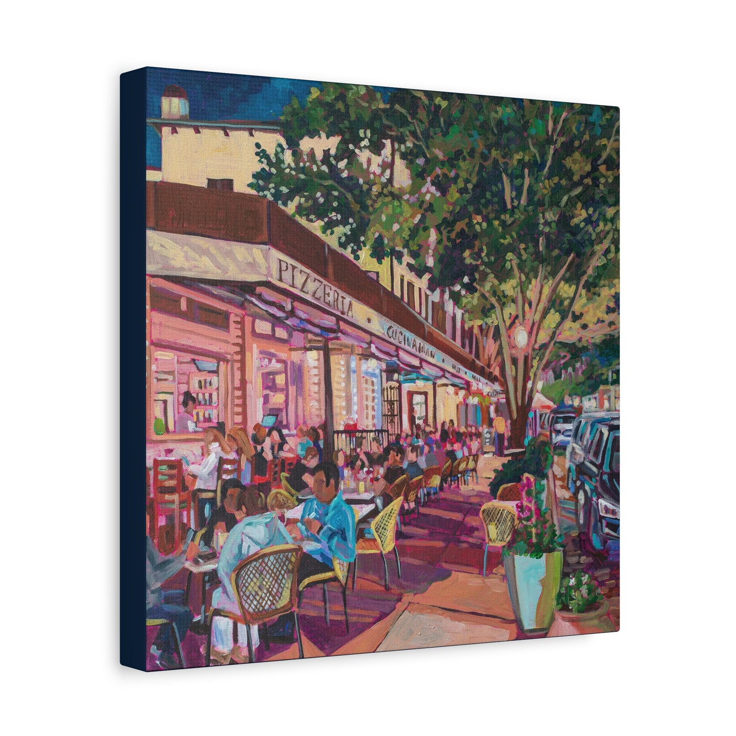 Winter Park Nightlife 7—Matte Canvas, Stretched, 1.25"