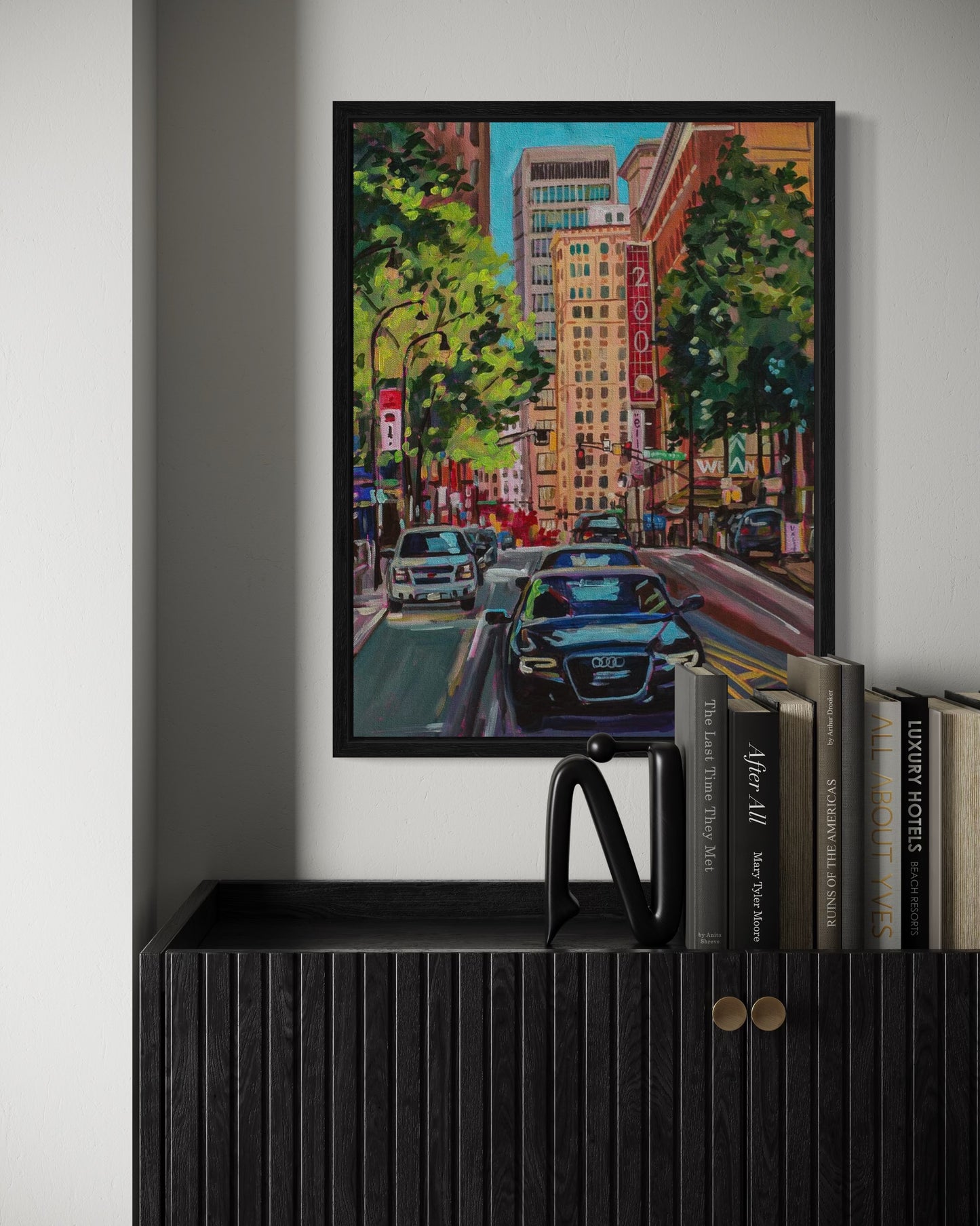 Atlanta Street scene 3 (Along Peachtree by the Weston Hotel)