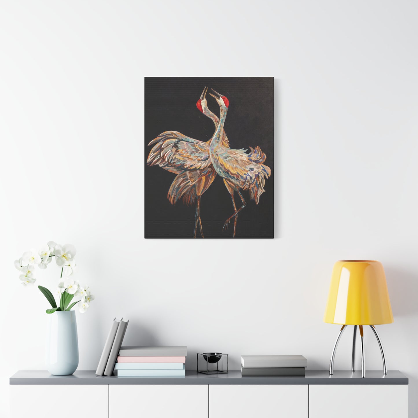 Dance of the Cranes —Matte Canvas, Stretched, 1.25"