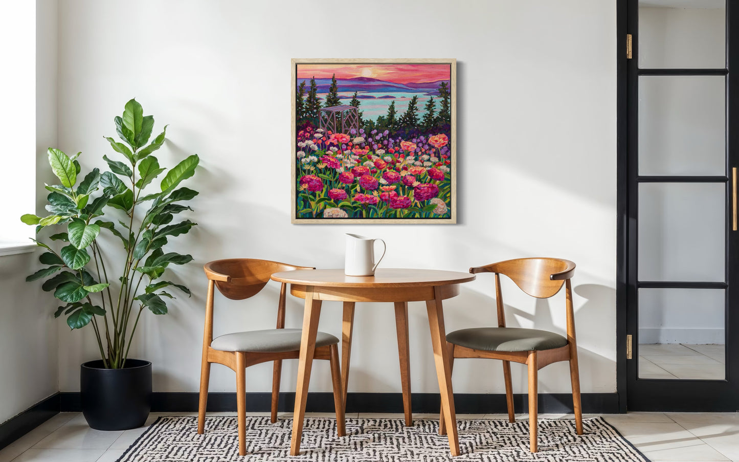 Wonder garden series- Zinnias in the Mountain Light