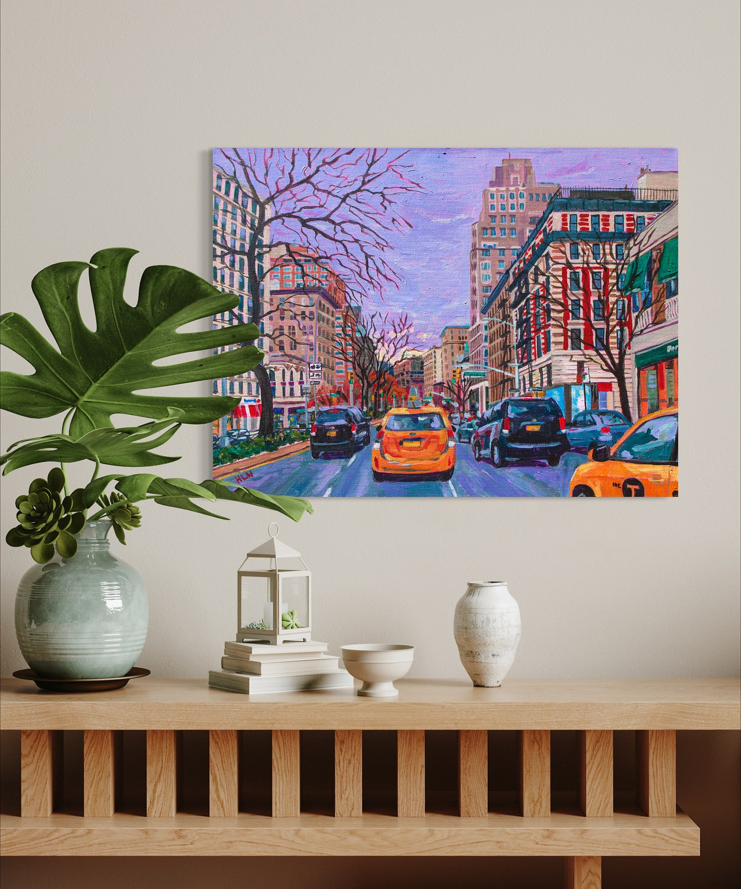 Broadway Approaching 82nd -NYC original painting
