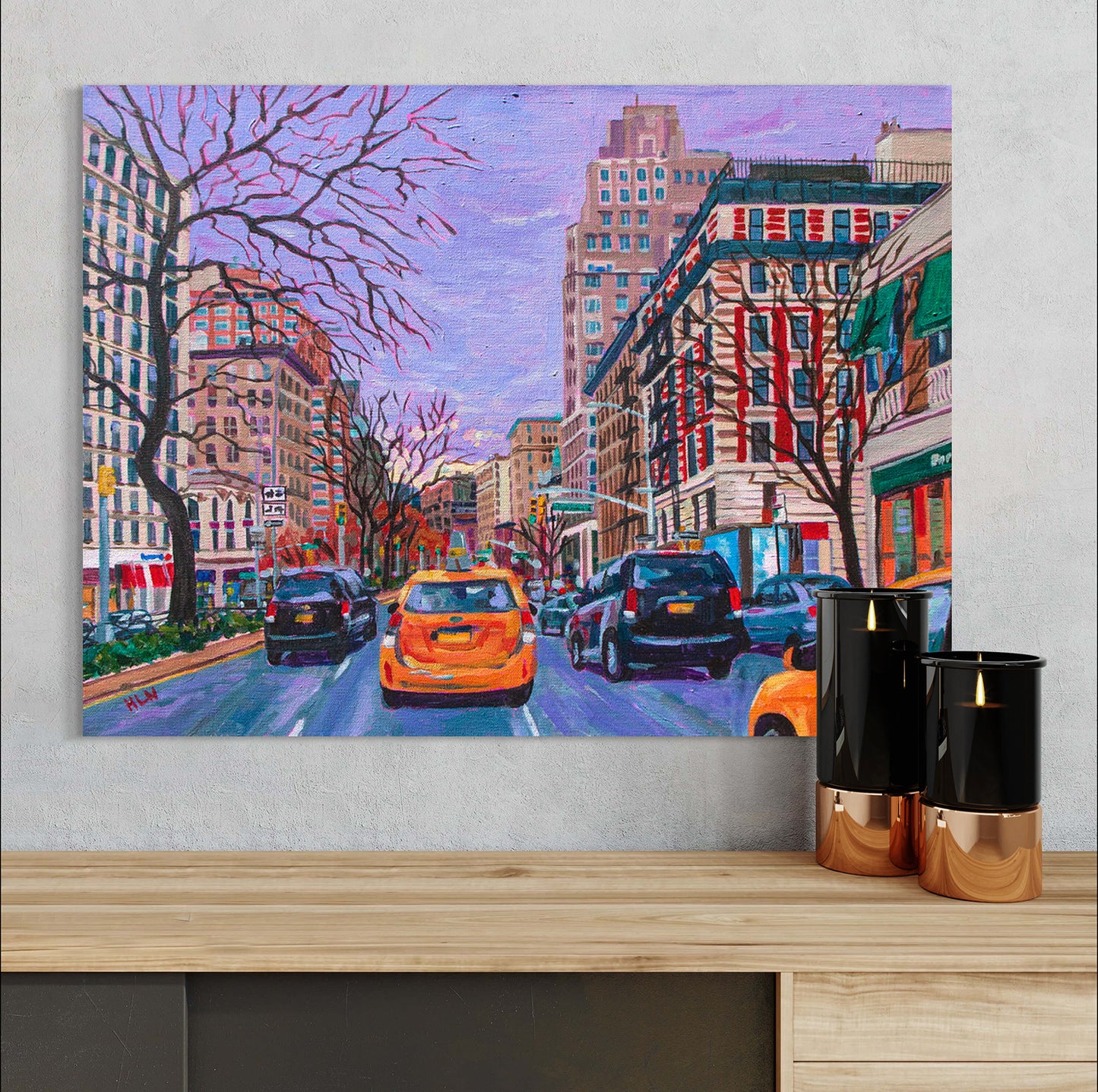 Broadway Approaching 82nd -NYC original painting
