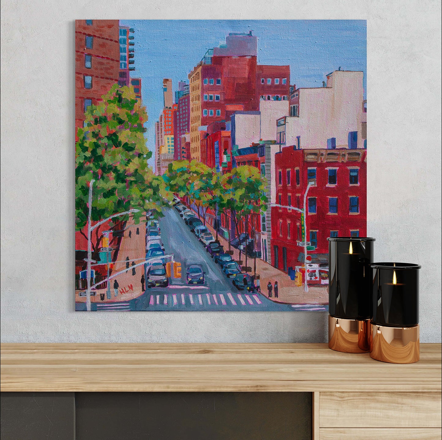 25th and 10th NYC original painting