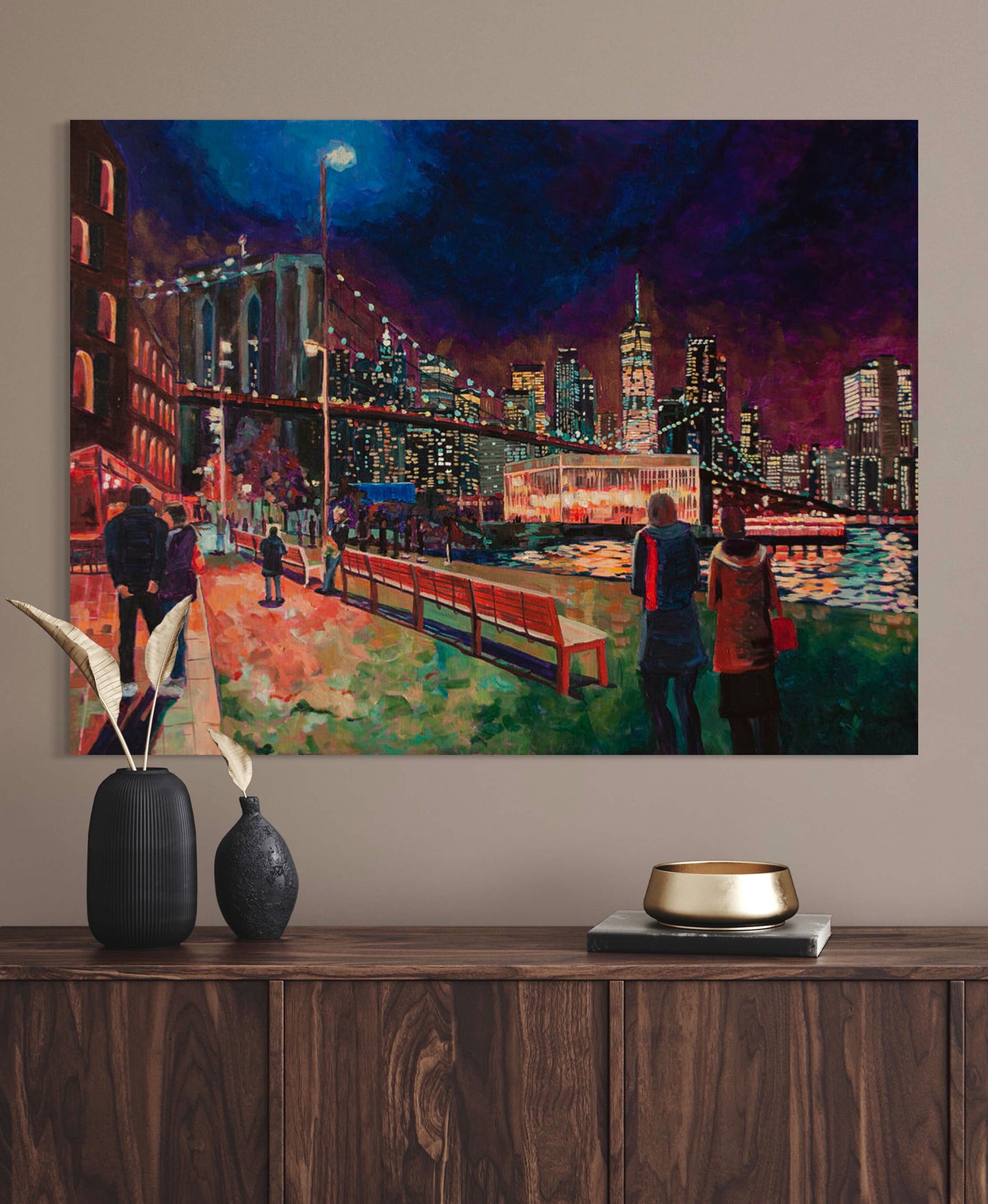From DUMBO to Manhattan with Love original painting