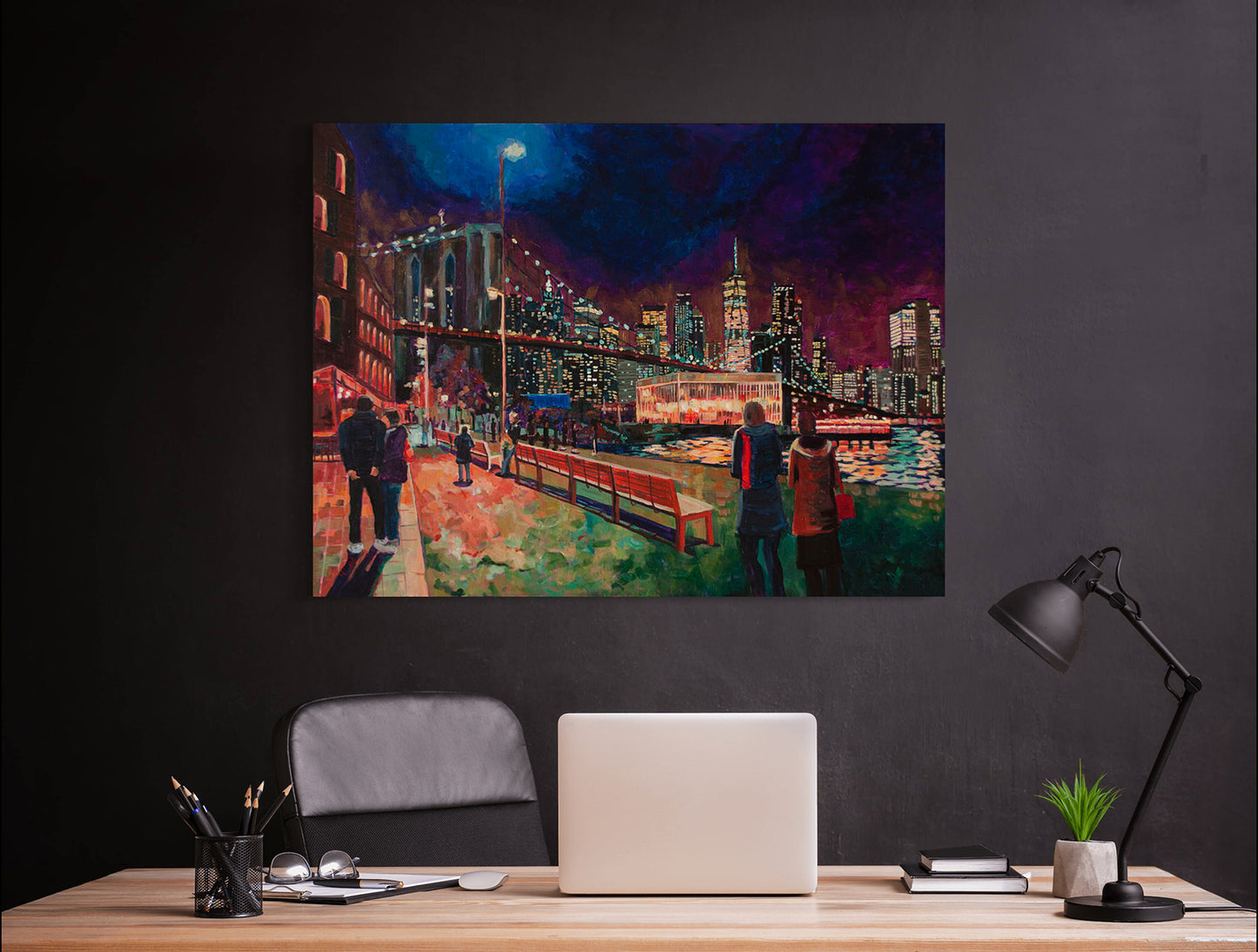 From DUMBO to Manhattan with Love original painting