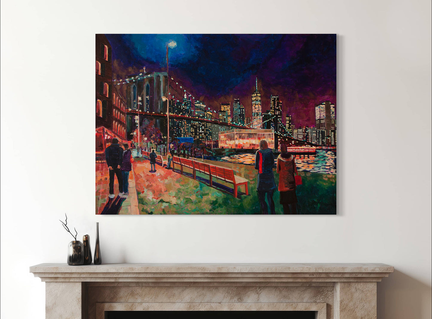 From DUMBO to Manhattan with Love original painting