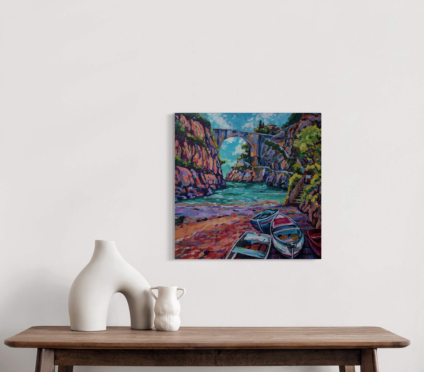 Fiordo Di Furor - Amalfi Coast Italy original painting