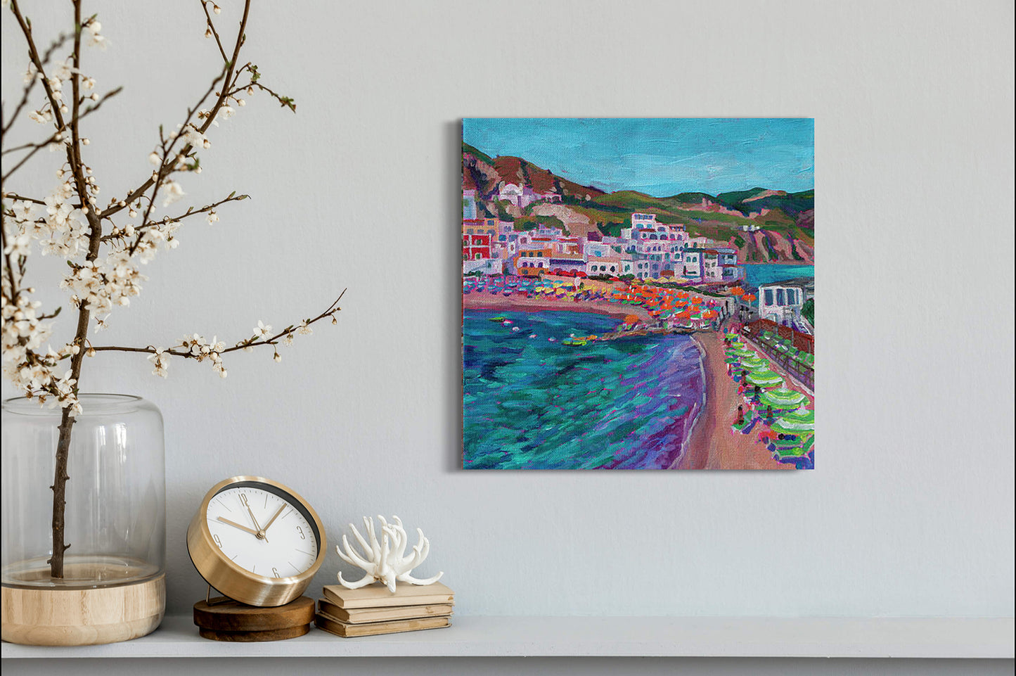 Sant Anglo Ischia Italy original painting