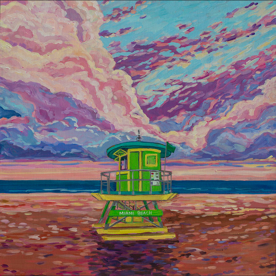 Miami Beach Lifeguard Stands