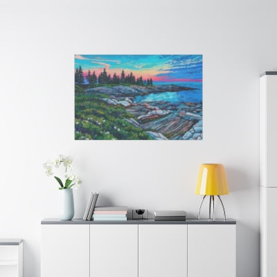 Pemaquid Point Sunset Maine—Matte Canvas, Stretched, 1.25"