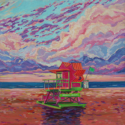 Miami Beach Lifeguard Stands