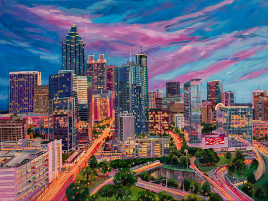 Downtown Atlanta Skyline- along Peachtree Street
