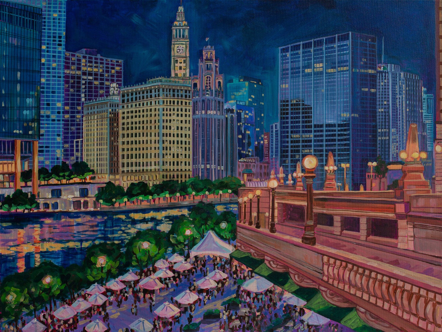 Riverwalk Chicago at Michigan Ave