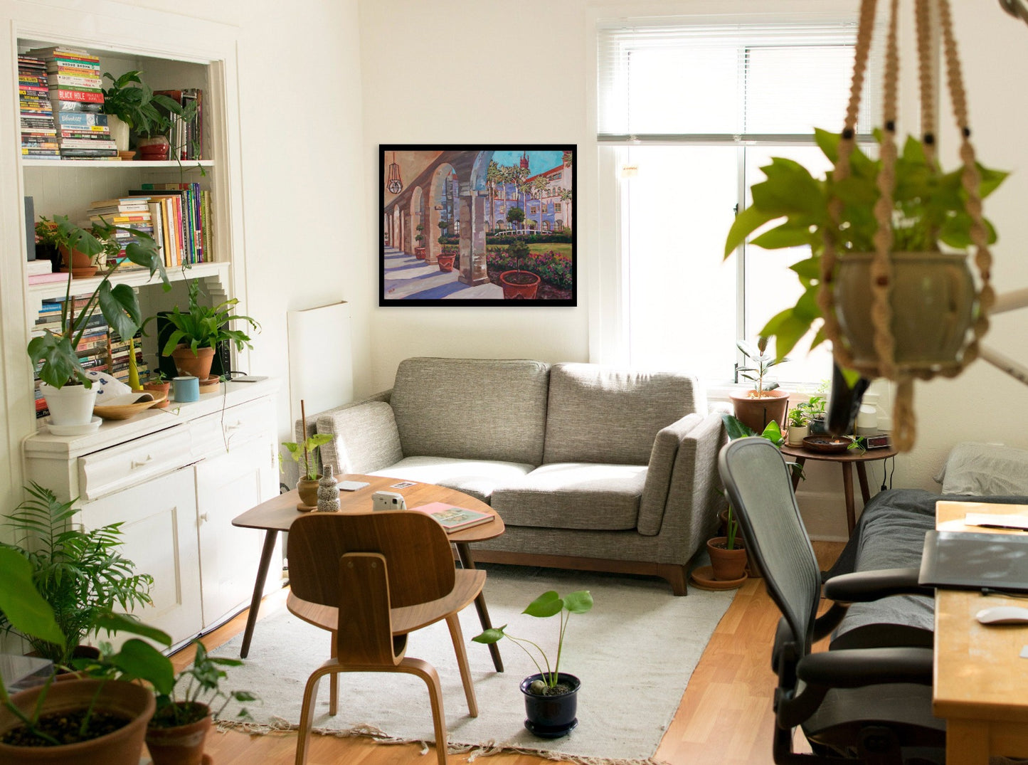 St Augustine painting in apartment
