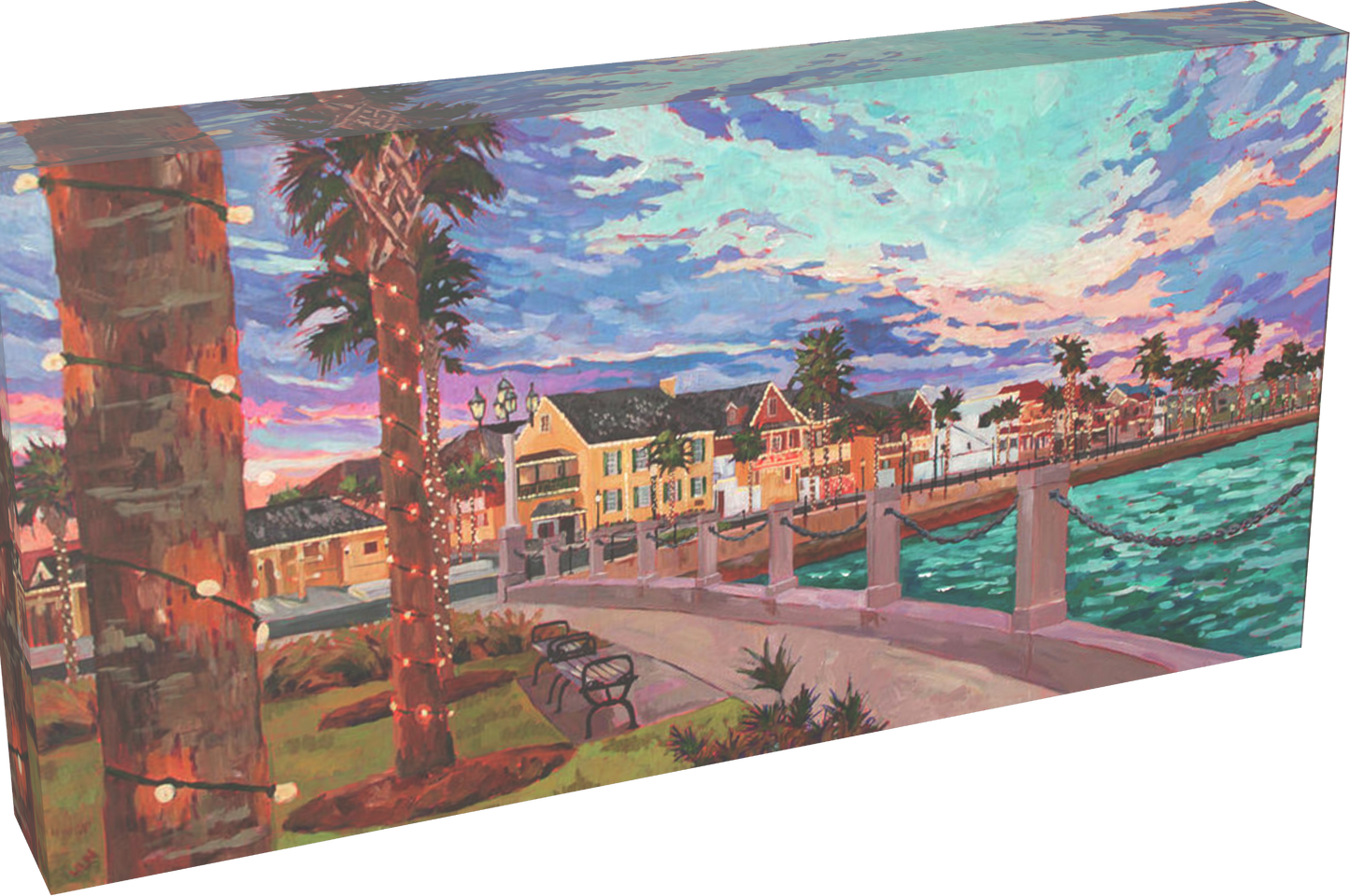 painting with canvas edges