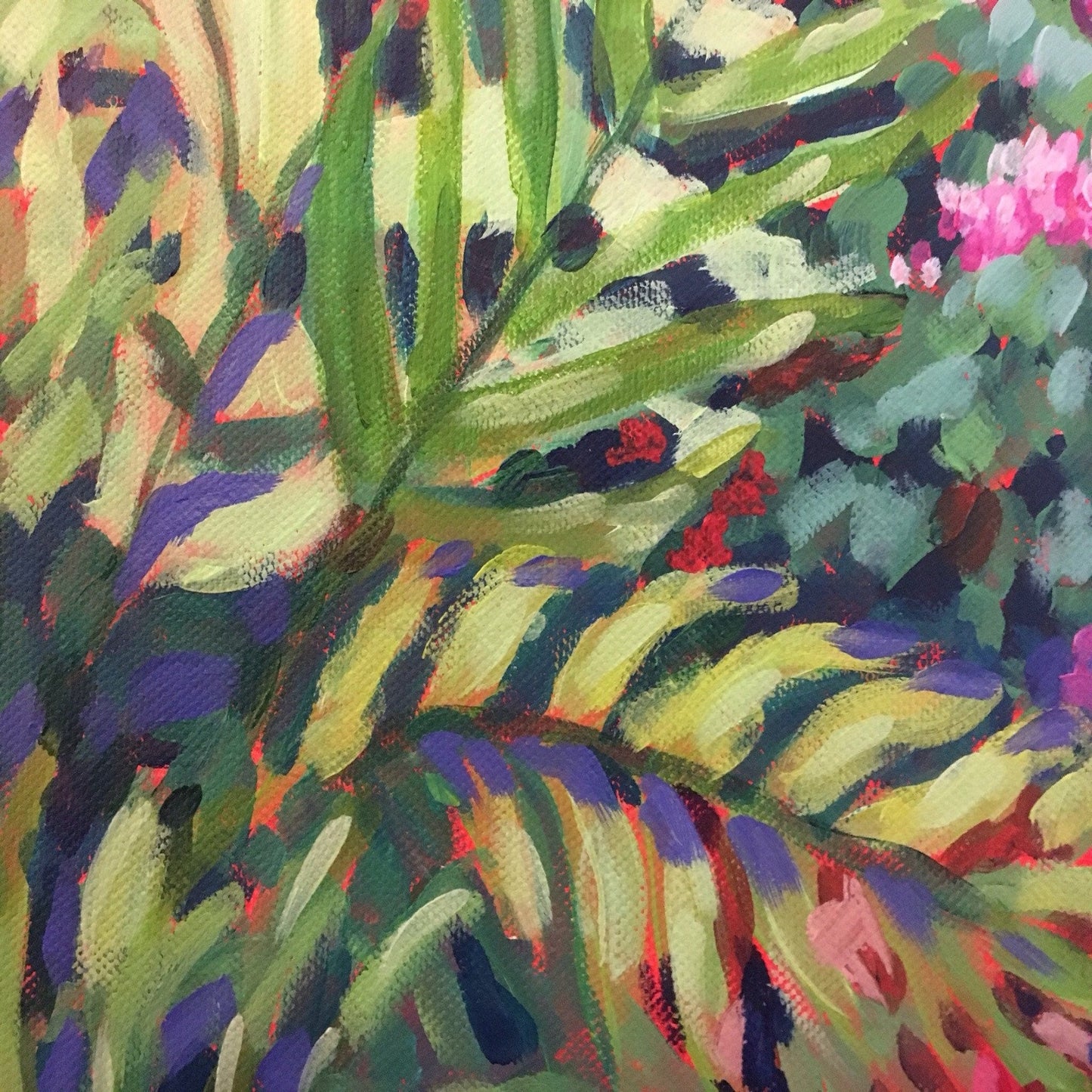 detail of fern plants