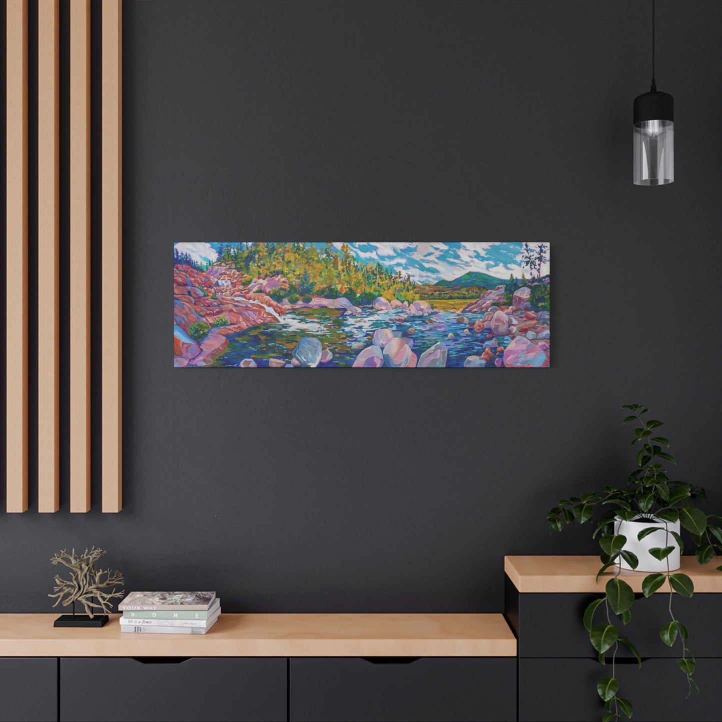 Alluvial Fan Rocky Mountain National Park— Gallery Wrapped Canvas Reproduction