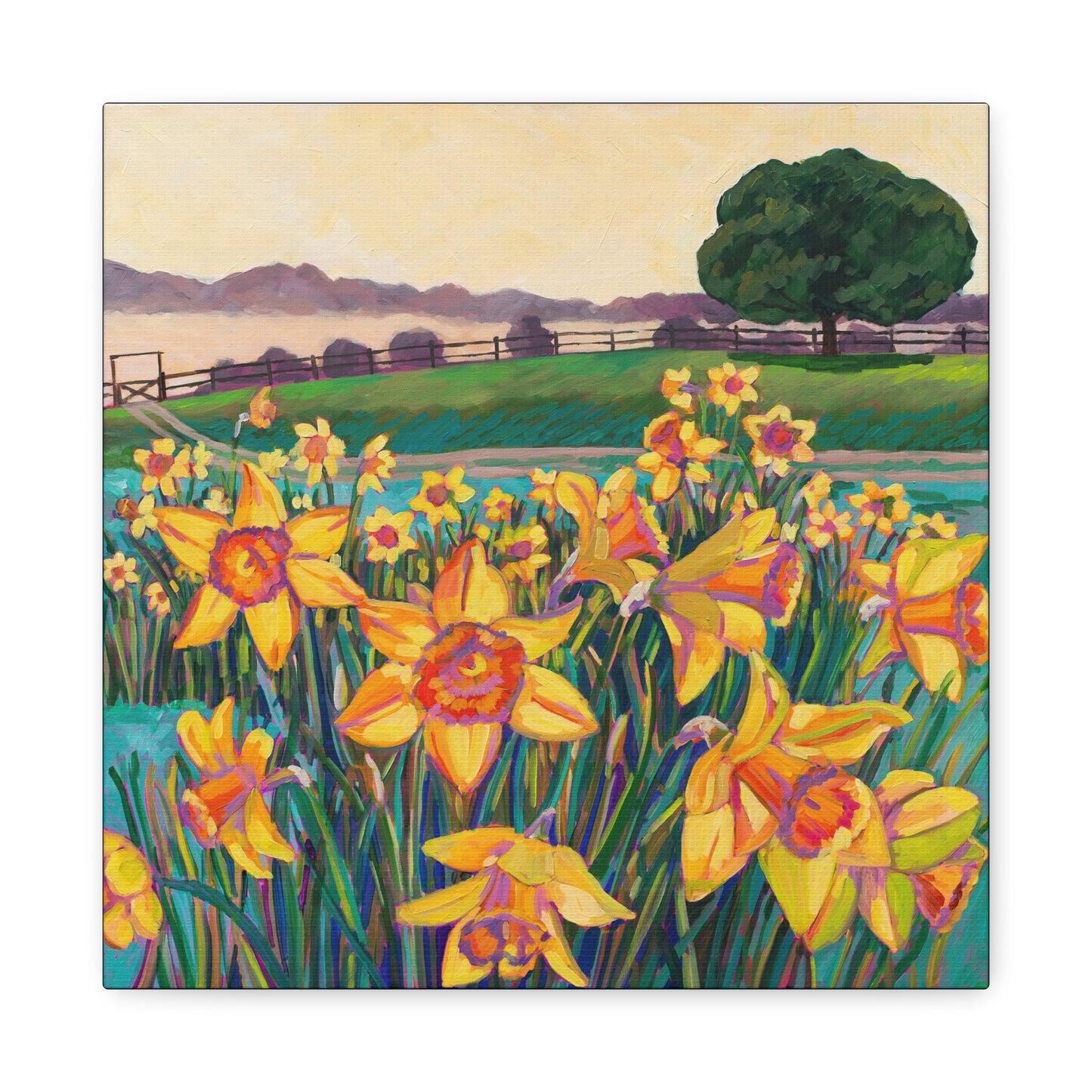Spring’s Golden Chorus—Matte Canvas, Stretched, 1.25"