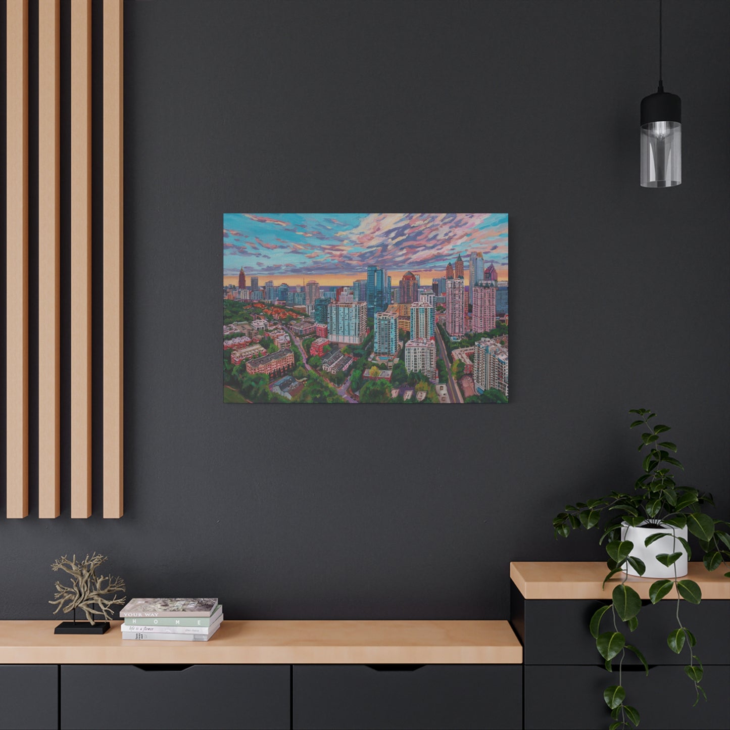 Heart of Midtown—Atlanta —Matte Canvas, Stretched, 1.25"