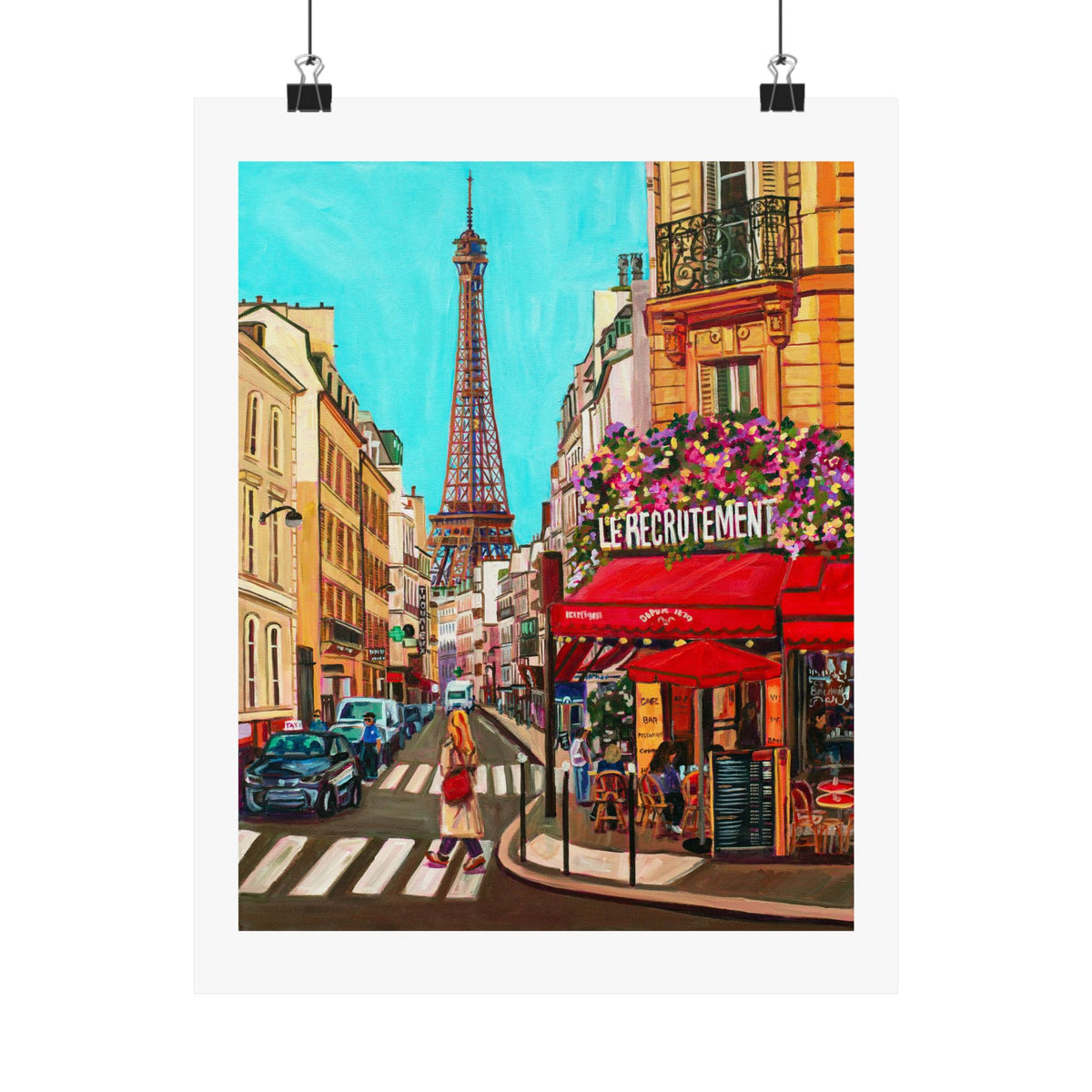 Postcards from Europe: Paris— Fine Art Poster Reproduction