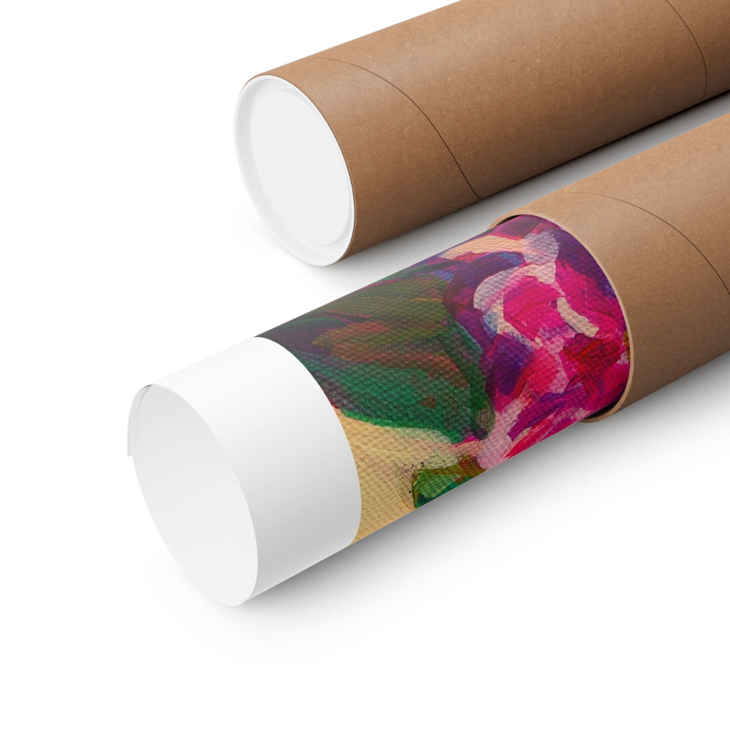 Pink Peonies— Matte Paper Poster Reproduction