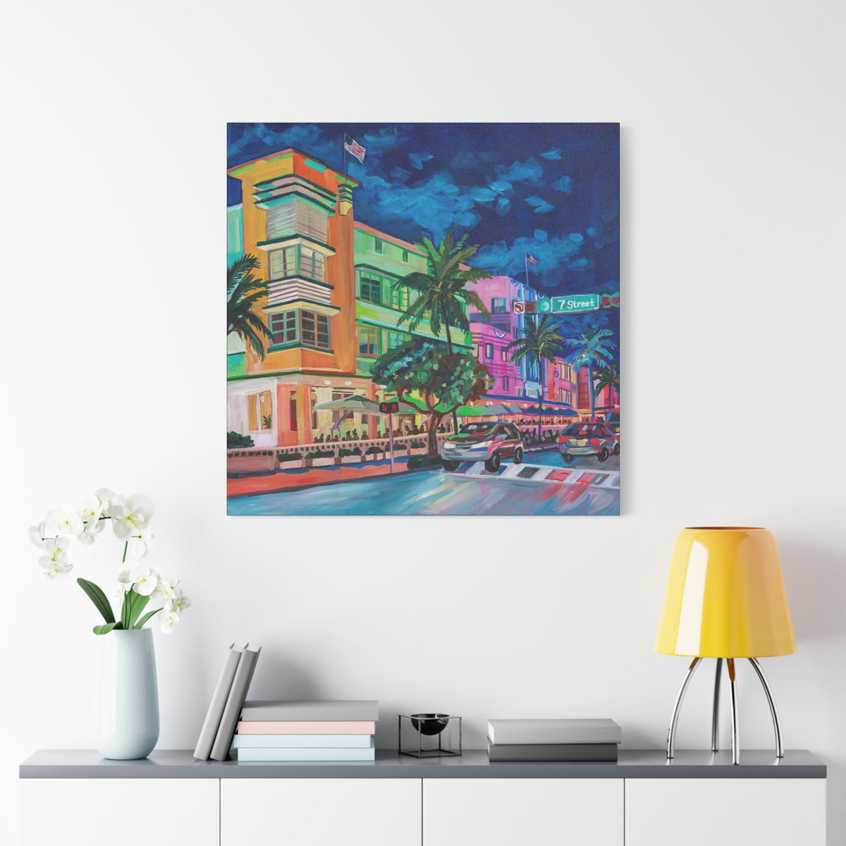 Avalon Hotel-South Beach Miami —Matte Canvas, Stretched, 1.25"