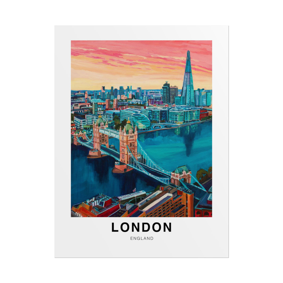 Postcards from Europe- London: Travel Posters Souvenirs