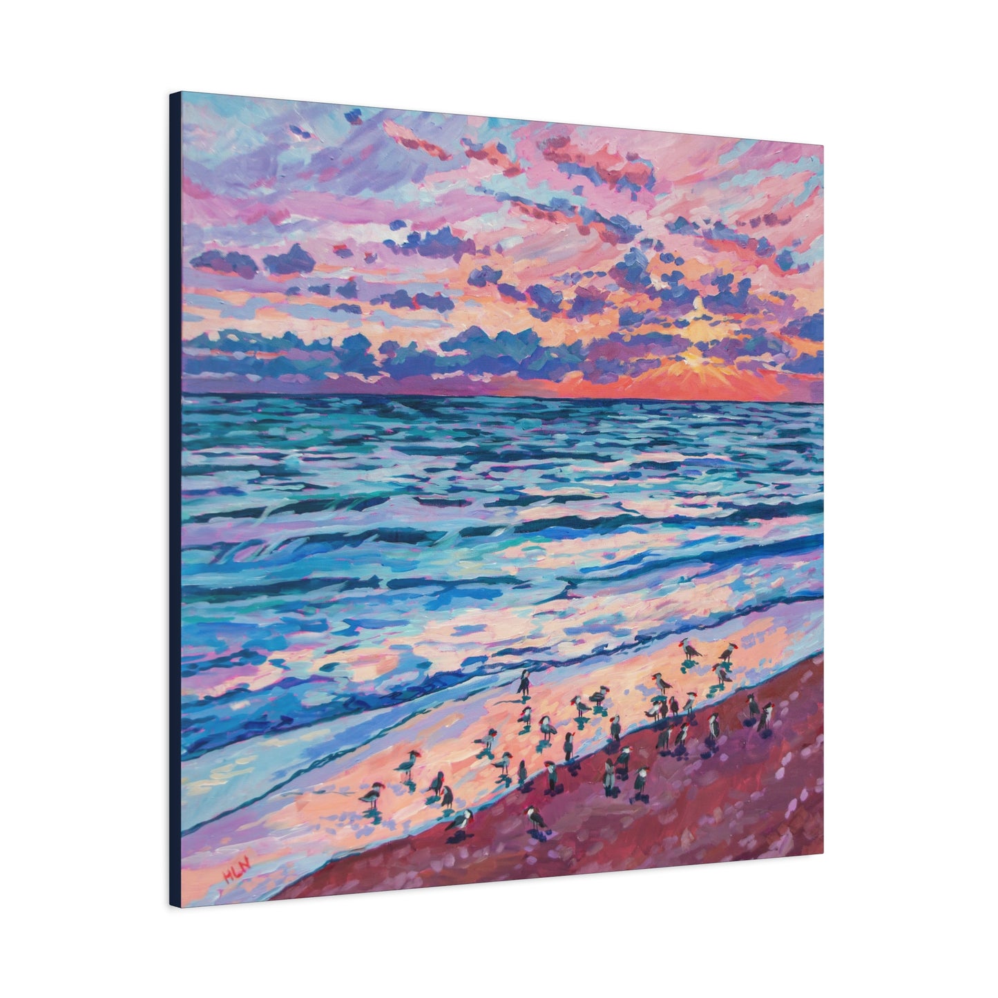 Morning Meetup—Matte Canvas, Stretched, 1.25"