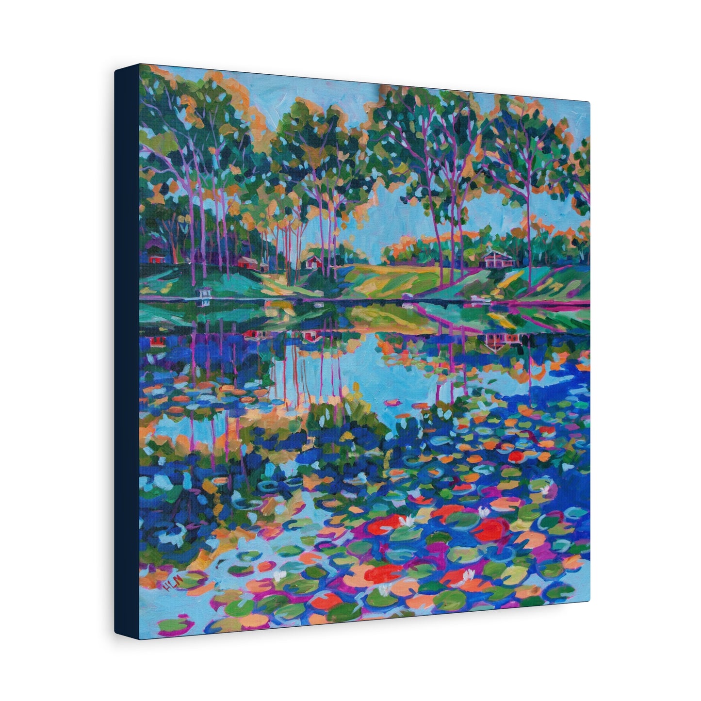 Lily Pads on the lake—Matte Canvas, Stretched, 1.25"