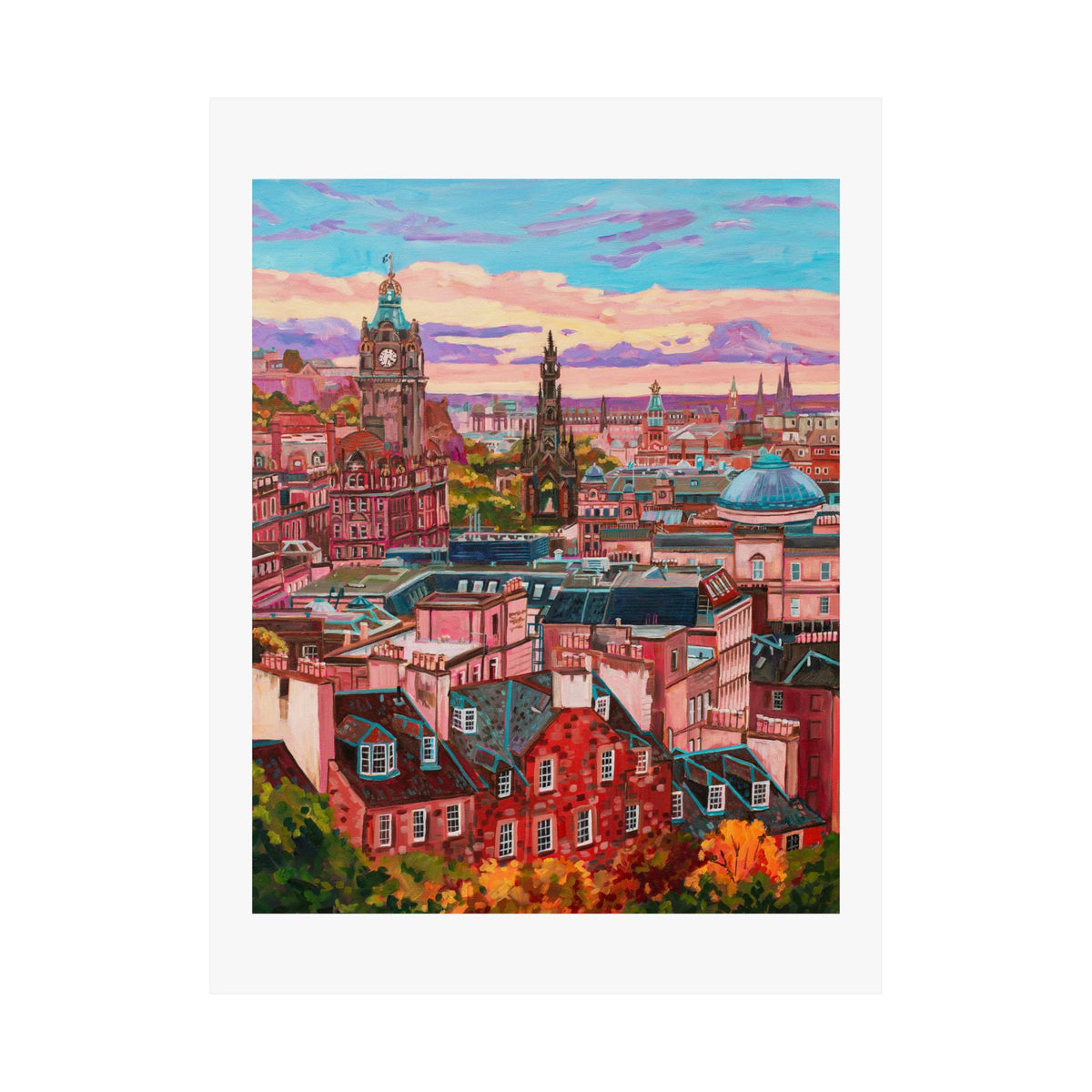 Postcards from Europe: Edinburgh — Fine Art Poster Reproduction