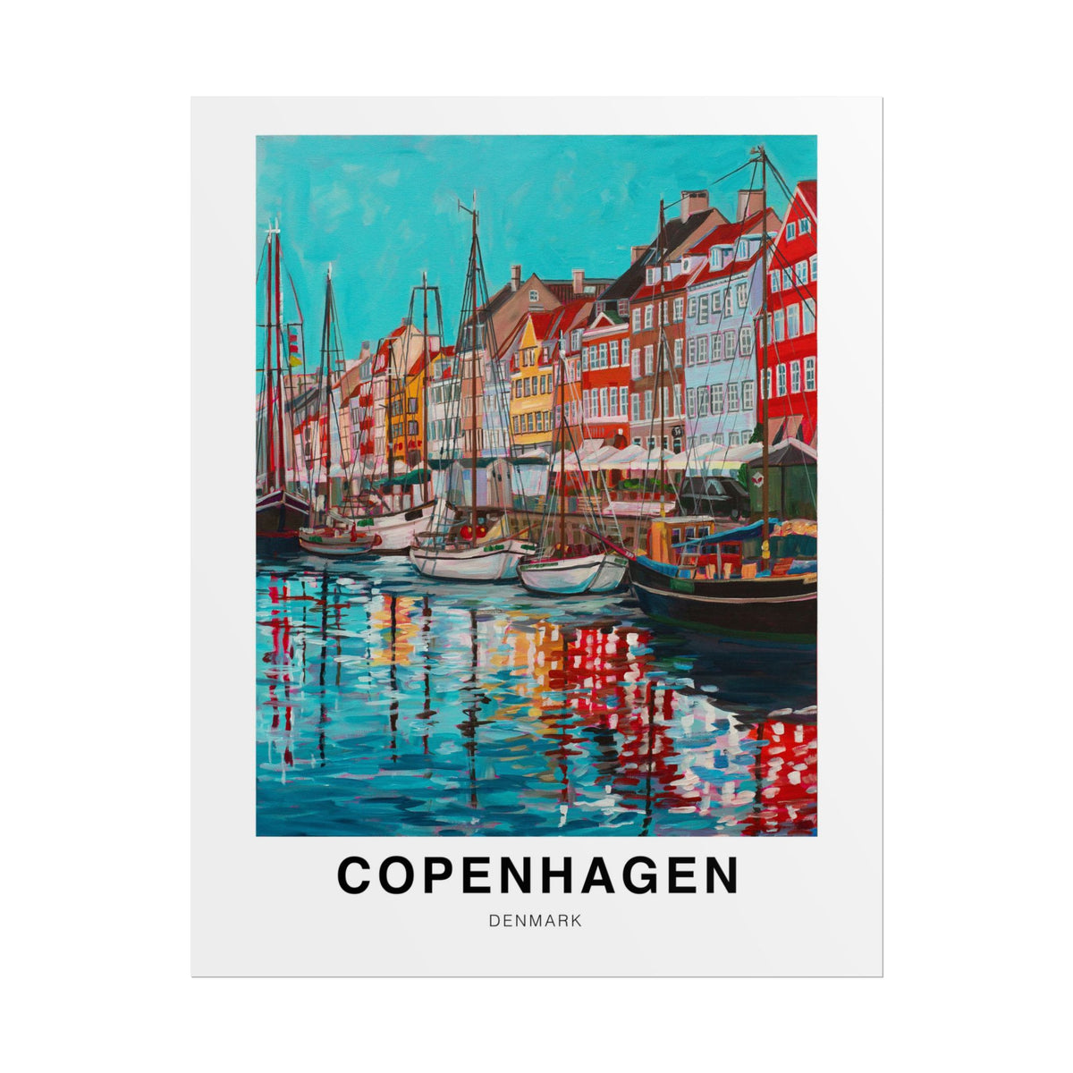 Postcards from Europe- Copenhagen: Travel Posters Souvenirs