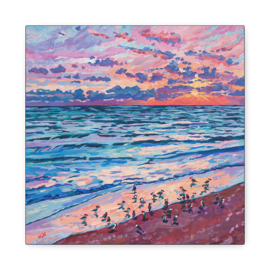 Morning Meetup—Matte Canvas, Stretched, 1.25"