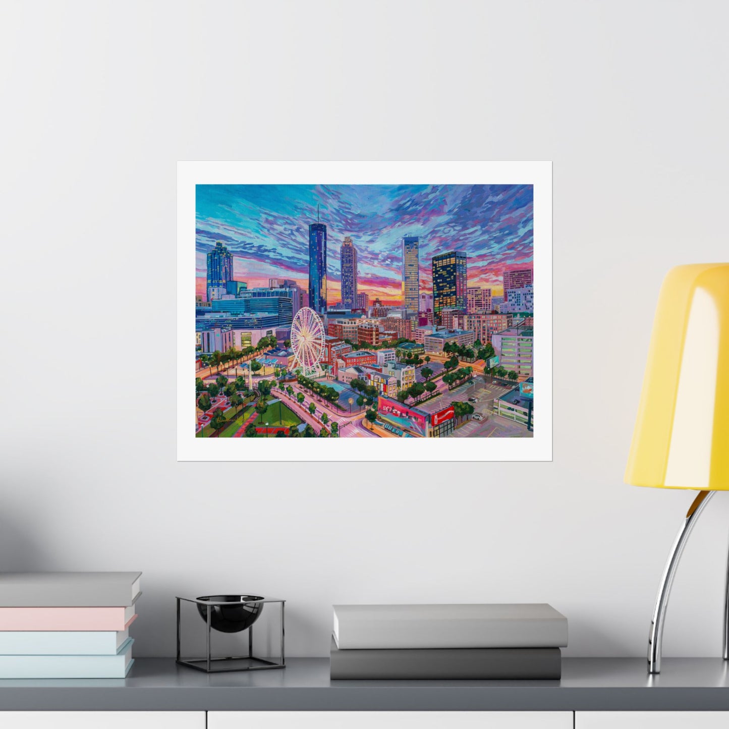 Atlanta Sunset—Matte Horizontal Fine Art Poster Reproductions