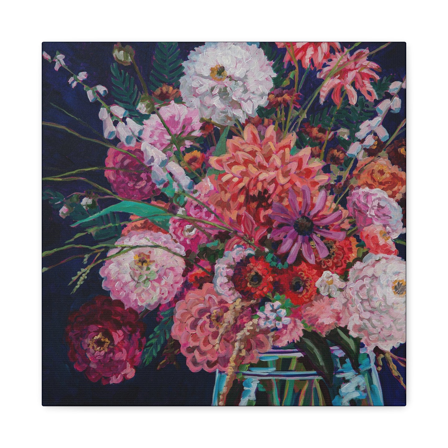 Fall Floral Still Life —Matte Canvas, Stretched, 1.25"