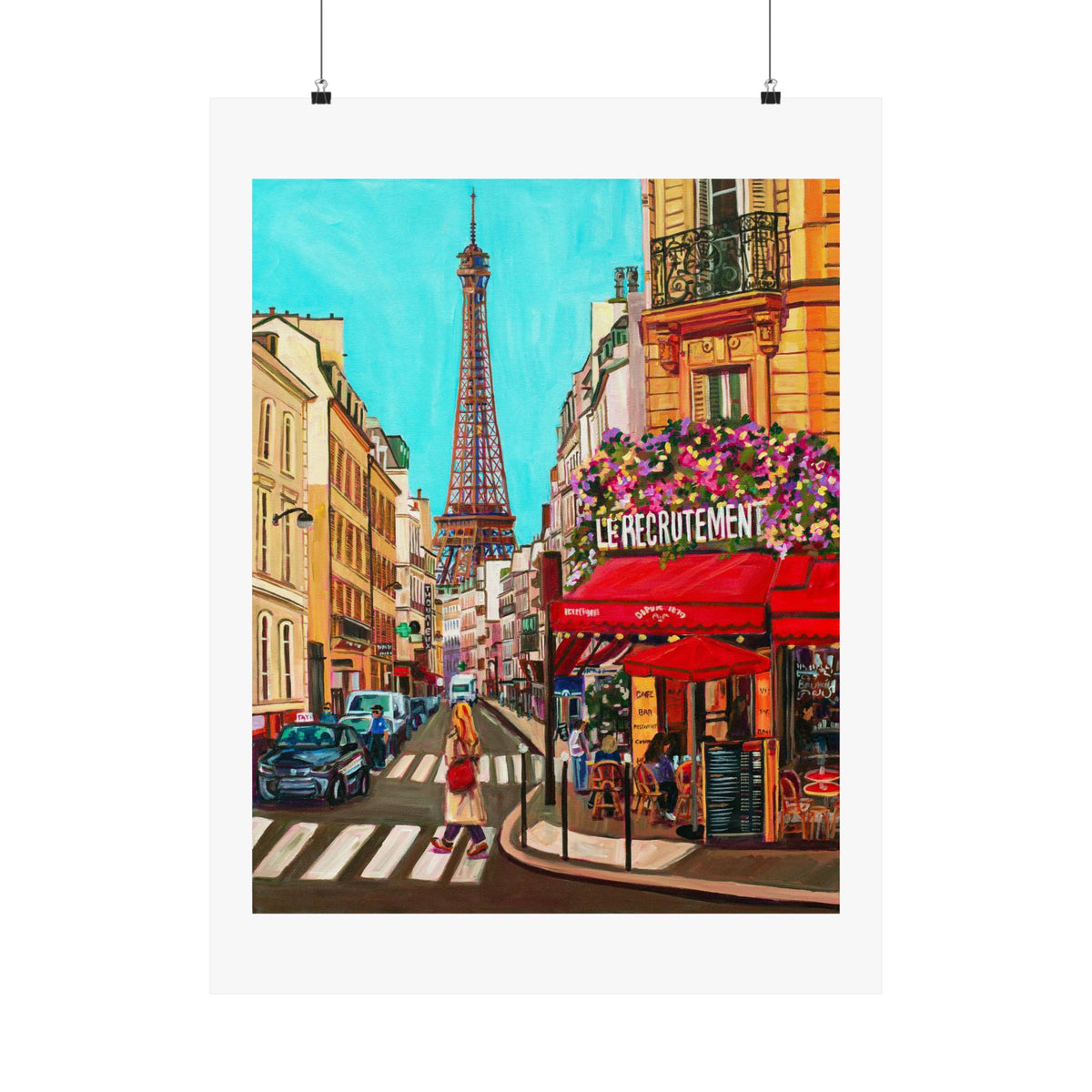 Postcards from Europe: Paris— Fine Art Poster Reproduction