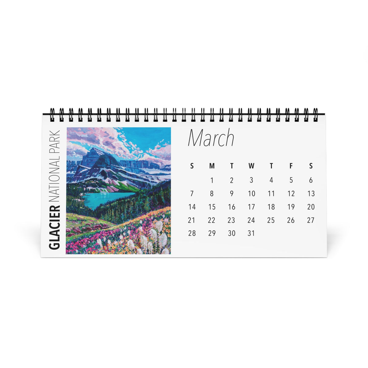 National Parks 2027 Desktop Calendar