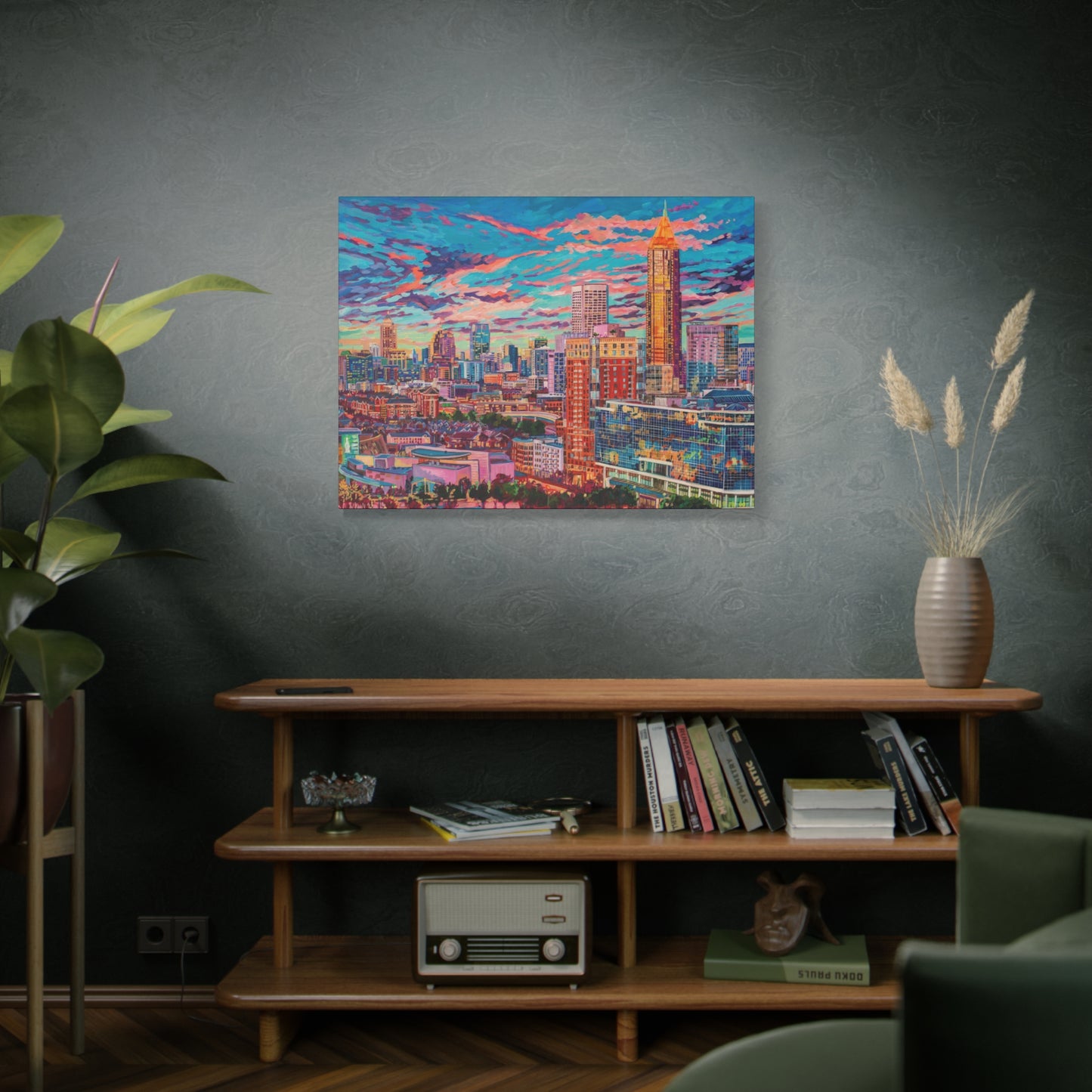 Midtown Atlanta Skyline —Matte Canvas, Stretched, 1.25"