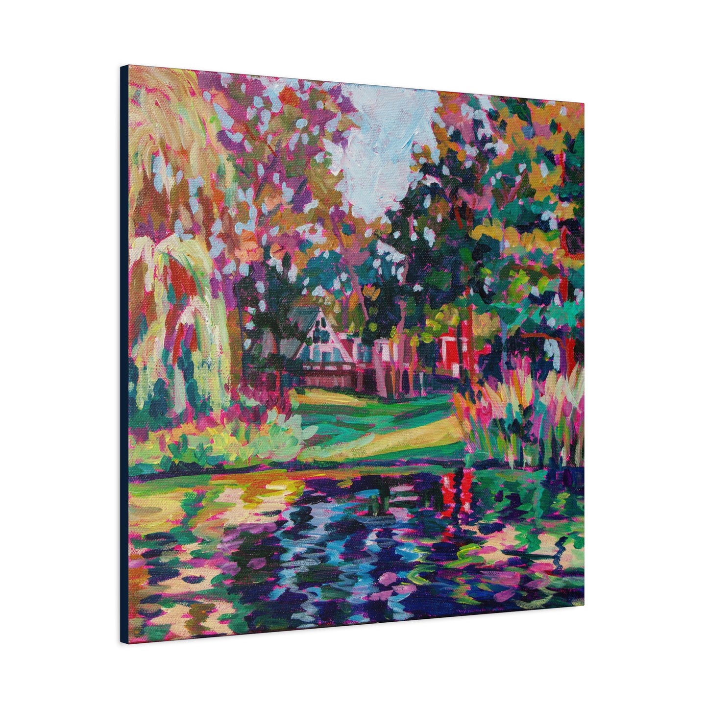 Cabin by the Lake—Matte Canvas, Stretched, 1.25"