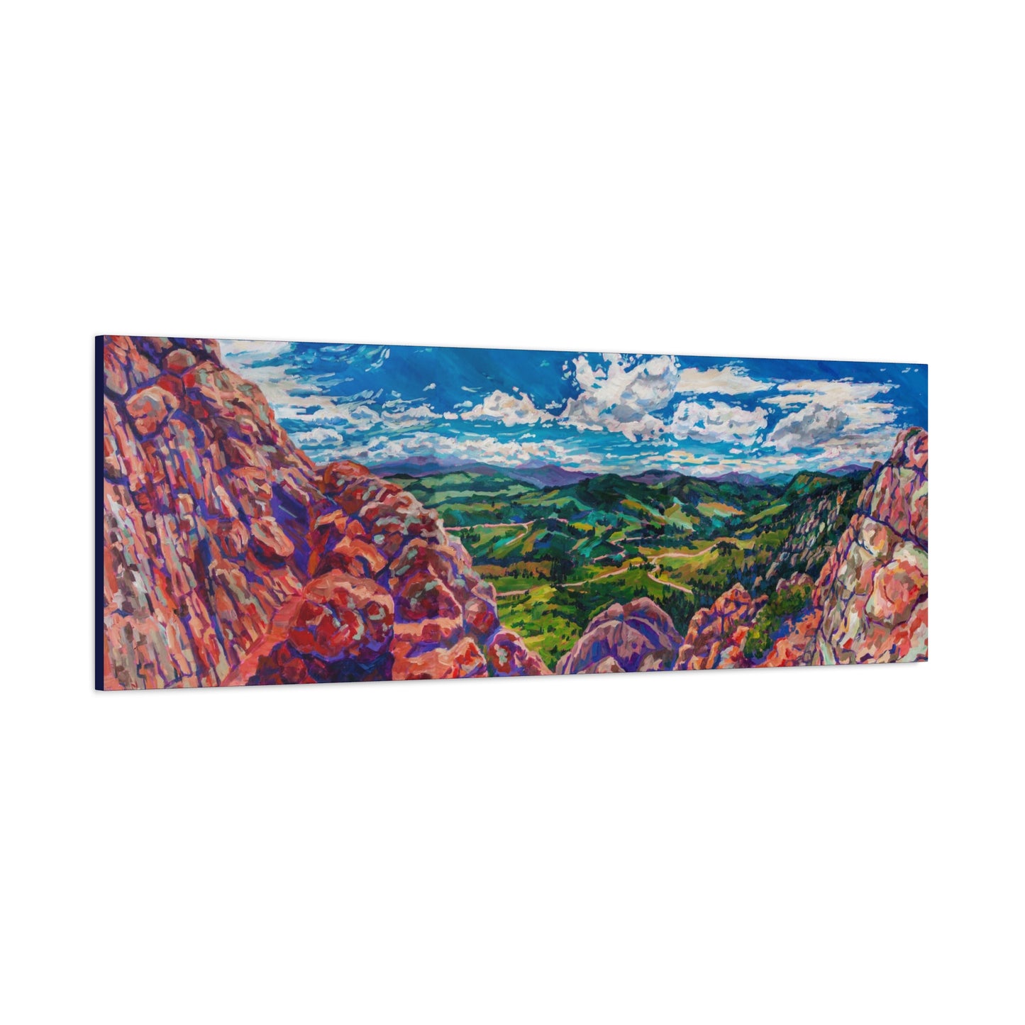 Foothills from Horsetooth Colorado— Gallery Wrapped Canvas Reproduction
