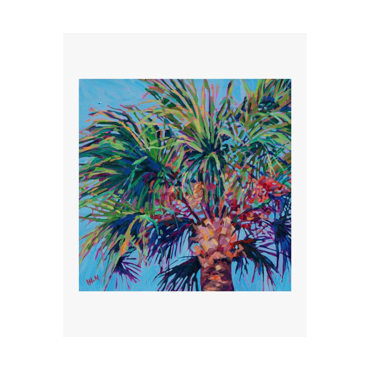 Palm detail #5— Matte Paper Poster Reproduction