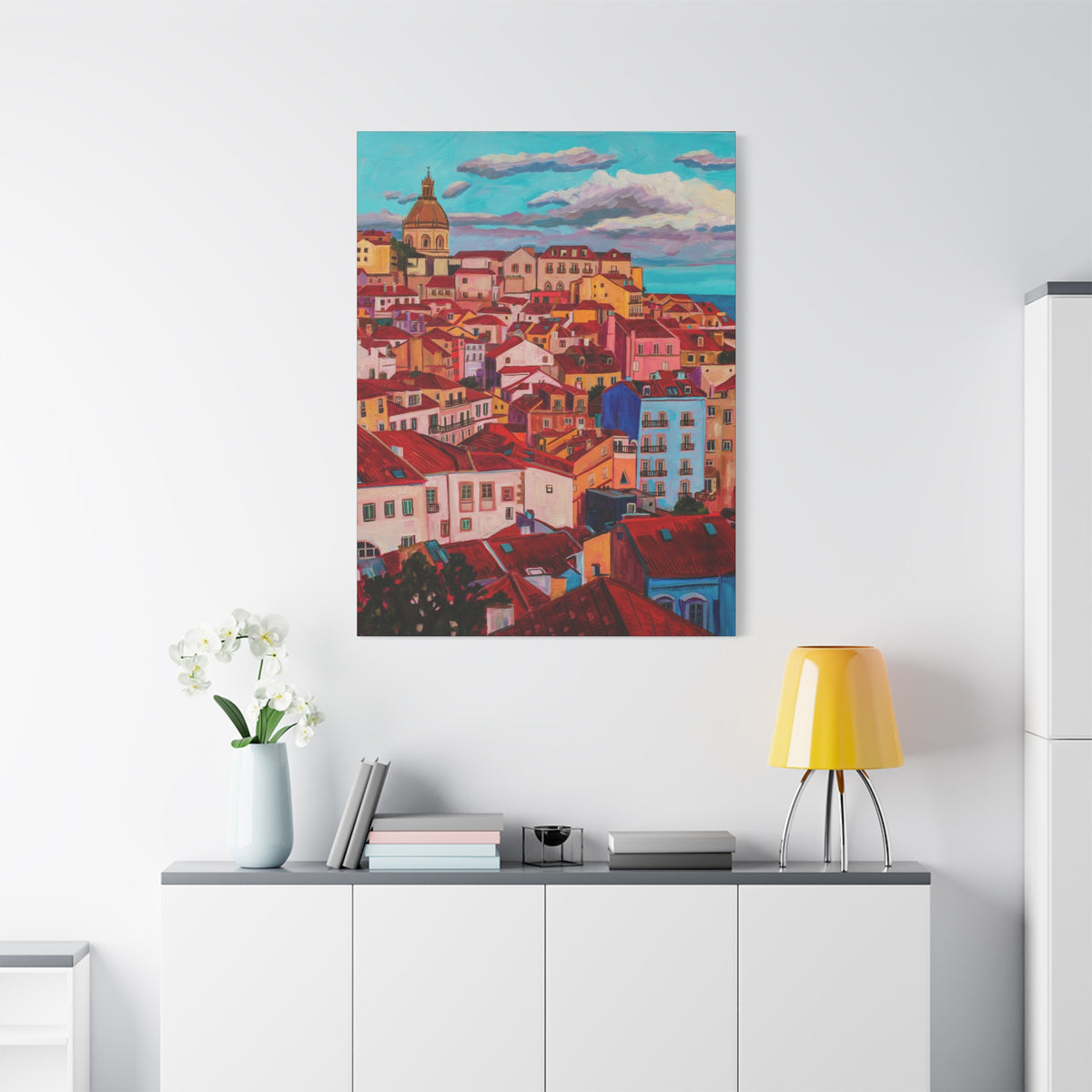 Postcards from Europe: Lisbon —Matte Canvas, Stretched, 1.25"