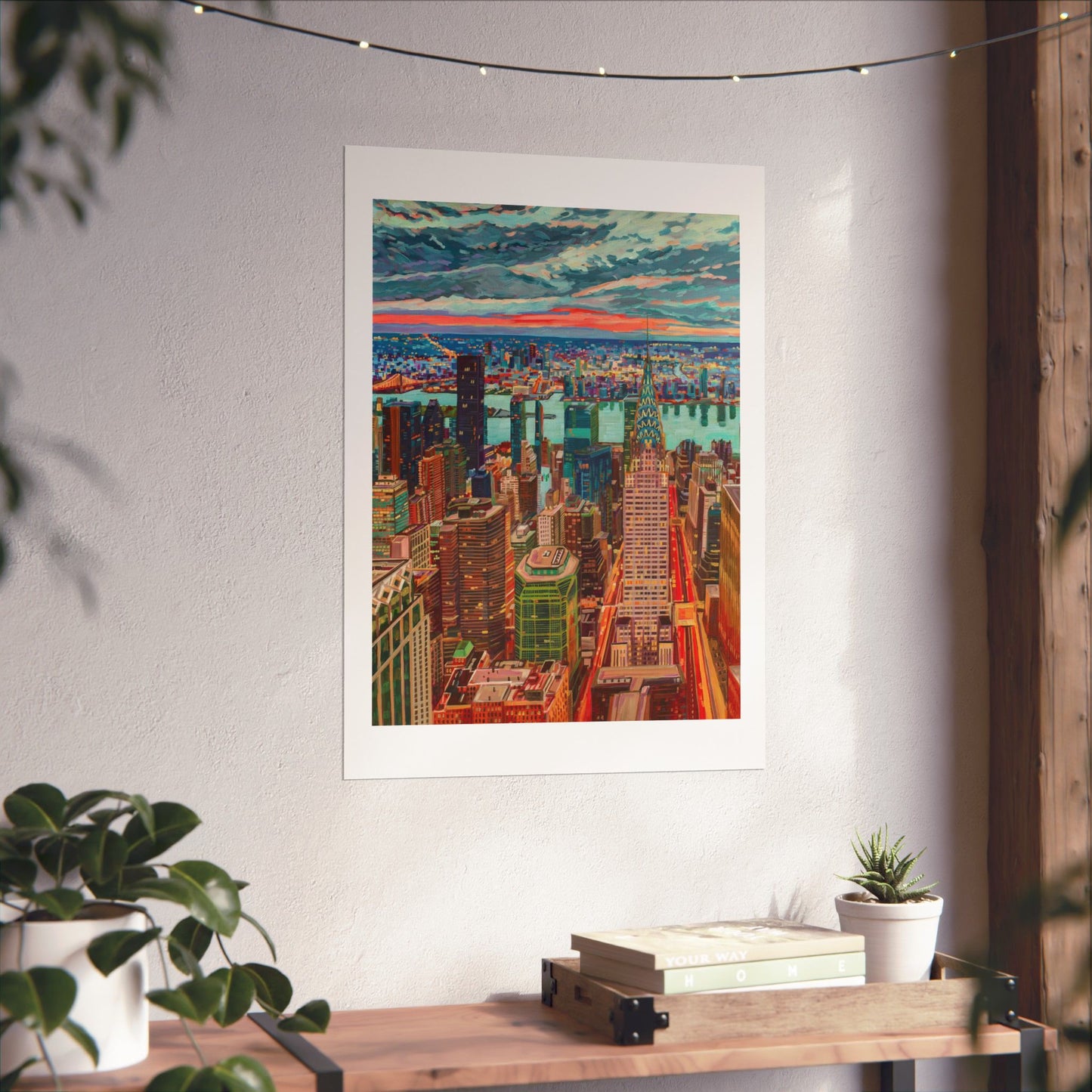 Manhattan Awakening-NYC — Fine Art Poster Reproduction