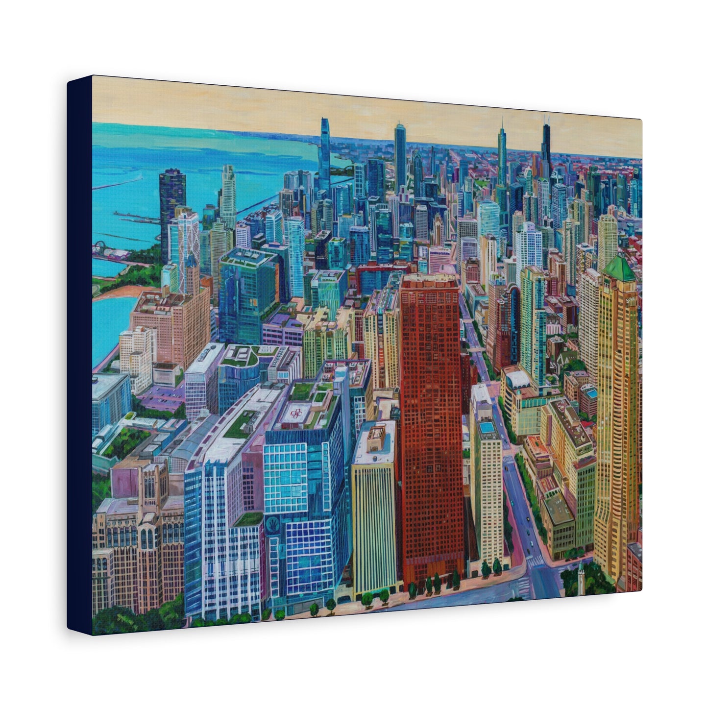 Chicago Skyline—Matte Canvas, Stretched, 1.25"