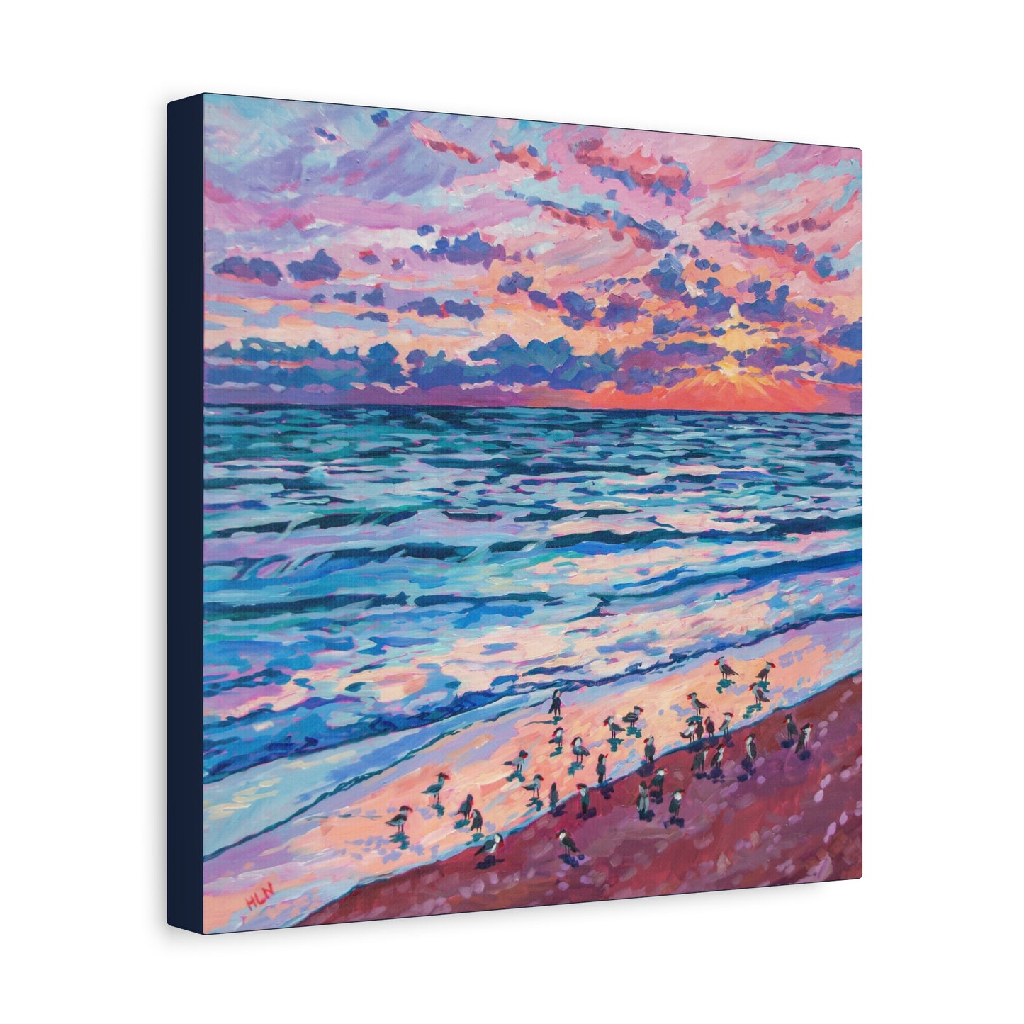 Morning Meetup—Matte Canvas, Stretched, 1.25"